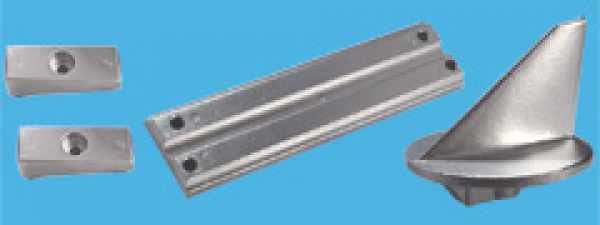 KIT ANODI MERCURY 4T F75-F80-F90-F100-F115 ZINCATI